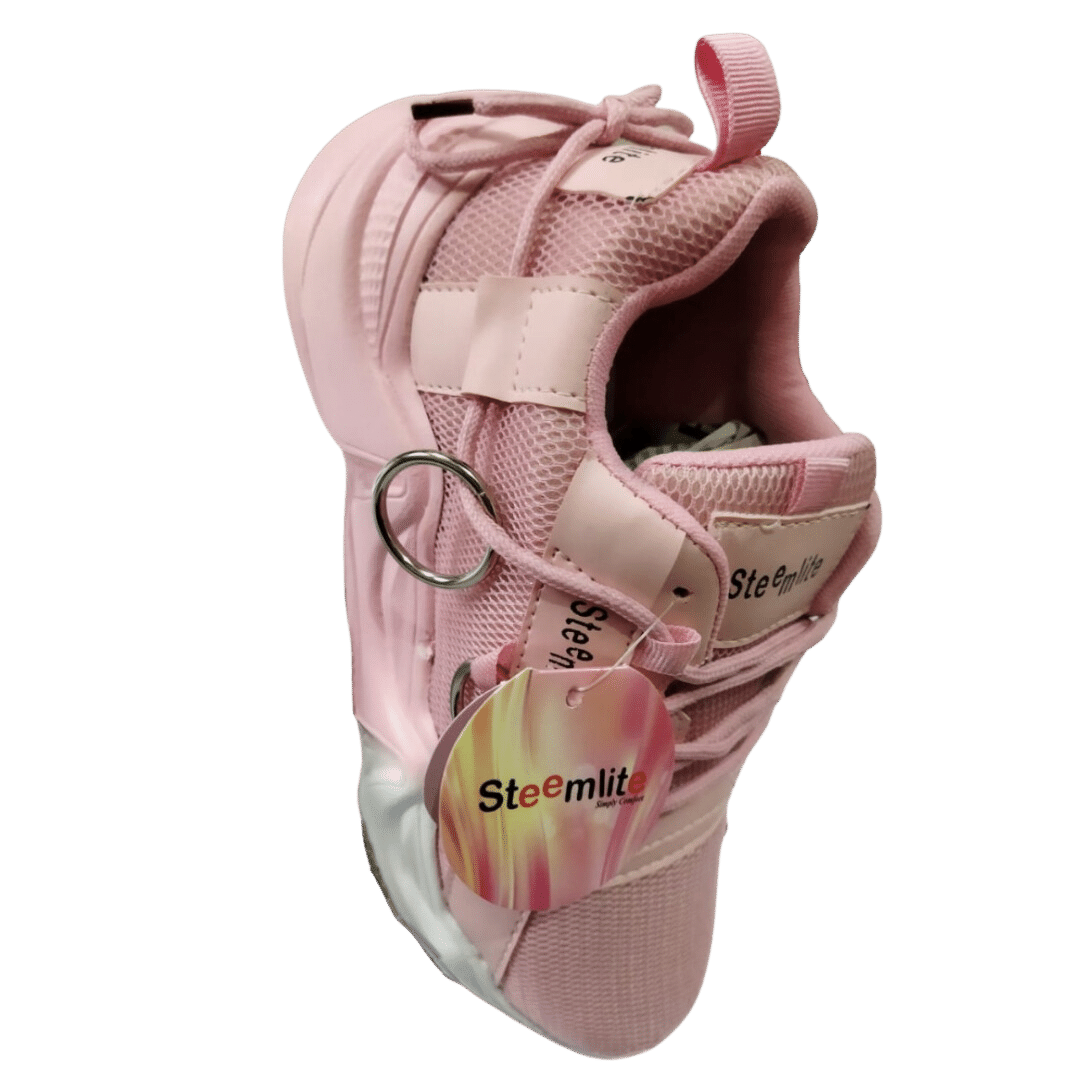 Womens pink casual sneakers