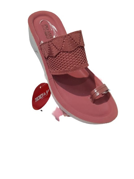 Women Pink-Z Heel Sandal